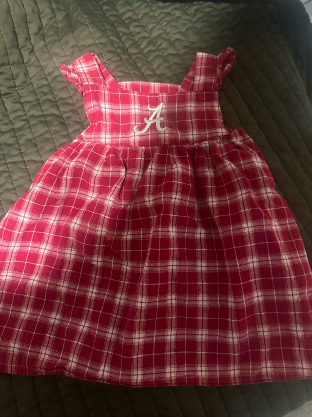 Red Alabama 18 month dress
